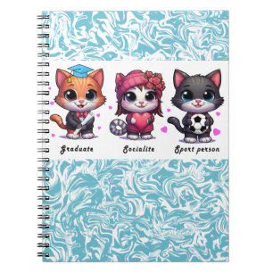 Cuaderno gatos lindos