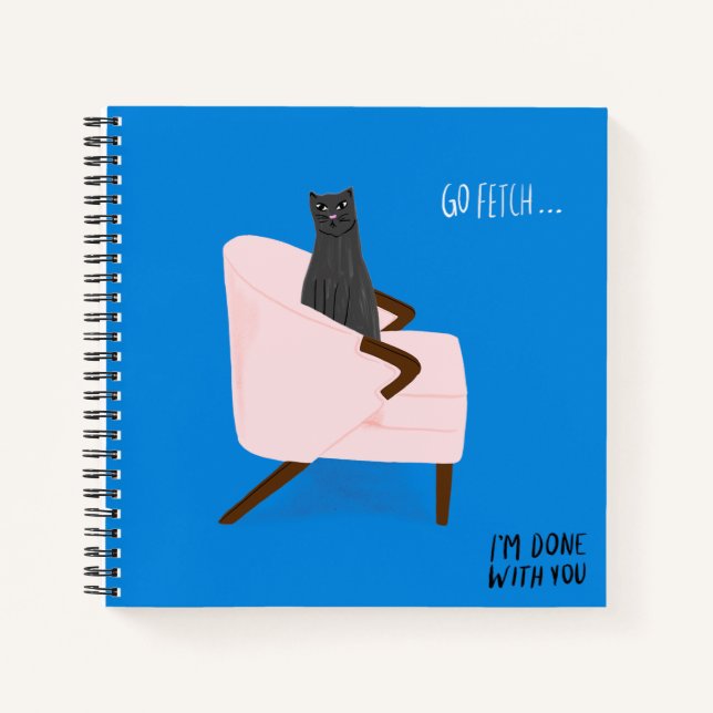 Cuaderno Gatos Mod - Ir a buscar (Anverso)