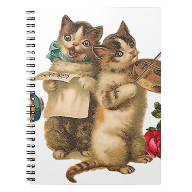 Cuaderno Gatos musicales (Frente)
