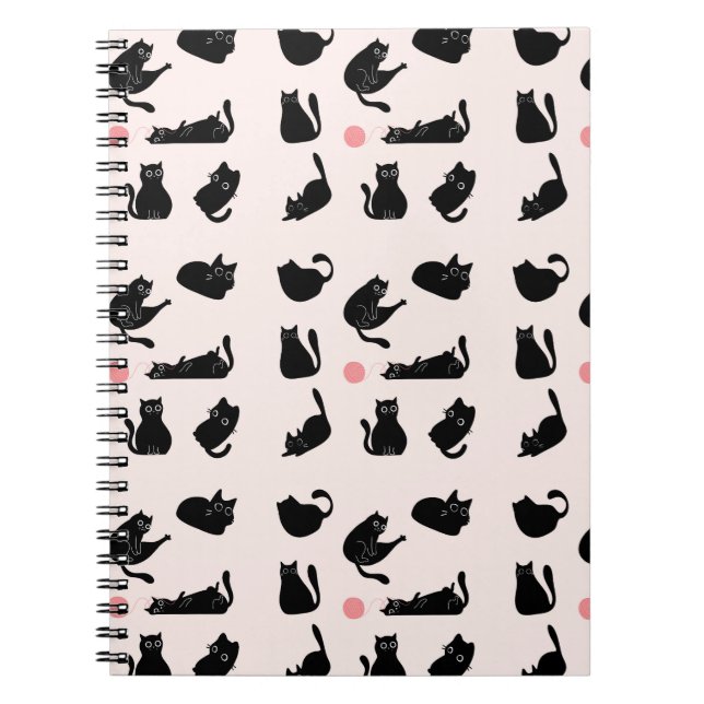 Cuaderno Gatos negros tontos (Frente)