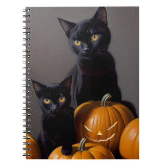 Cuaderno Gatos negros y calabazas
