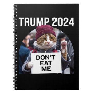 Cuaderno Gatos No Me Coman Para Trump 2024 