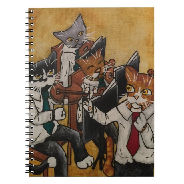 Cuaderno Gatos orquestales (Frente)