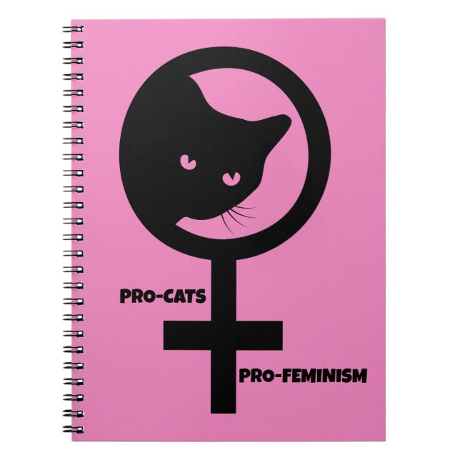 Cuaderno Gatos pro feminismo (Frente)