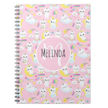 Gatos Unicornio Lindos Patrón Rosa Claro