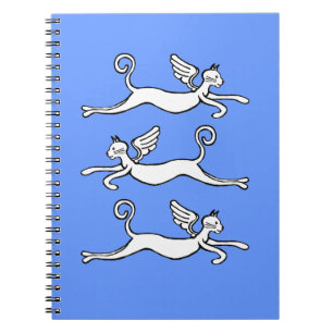 Cuaderno gatos voladores