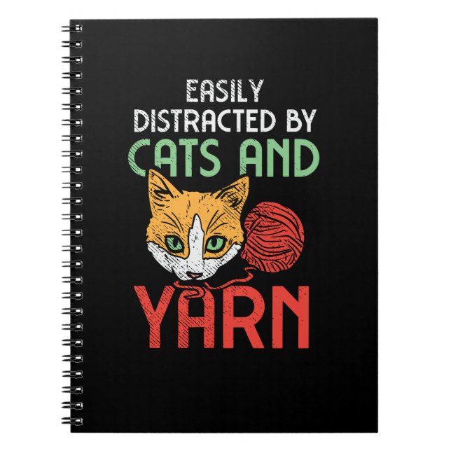 Cuaderno Gatos y estambre (Frente)