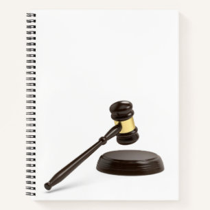 Cuaderno Gavel de madera