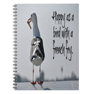 Cuaderno Gaviota con pescado frito