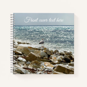 Cuaderno gaviota y oleaje
