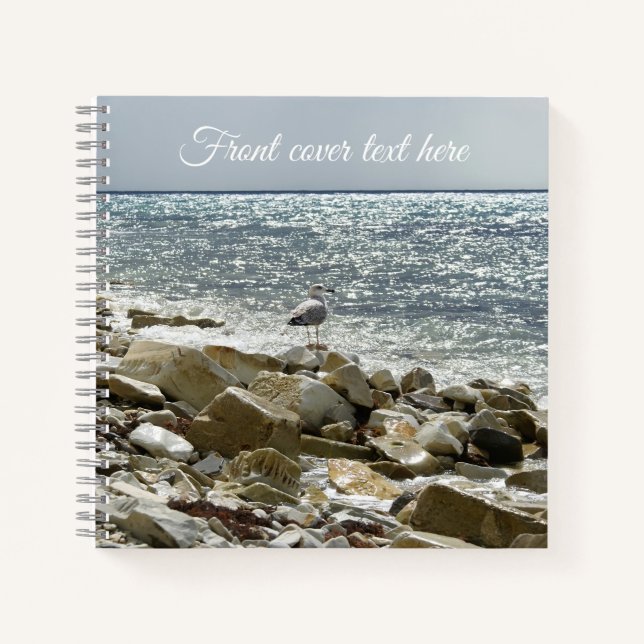 Cuaderno gaviota y oleaje (Anverso)