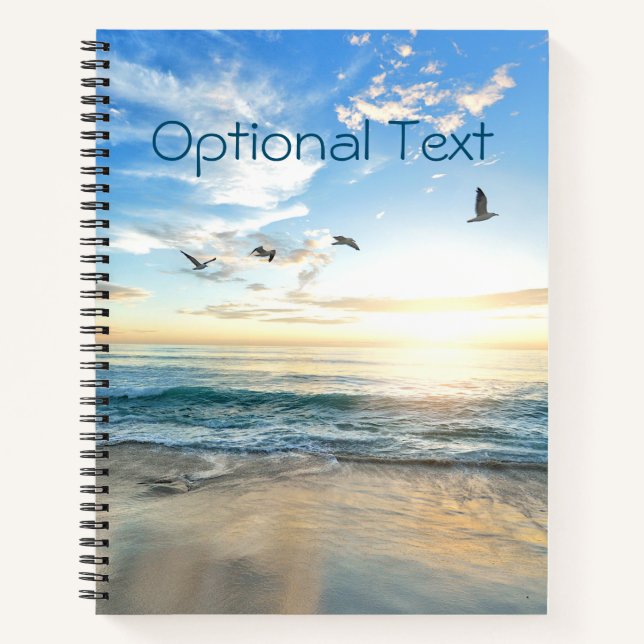 Cuaderno Gaviotas de playa matutinas (Anverso)