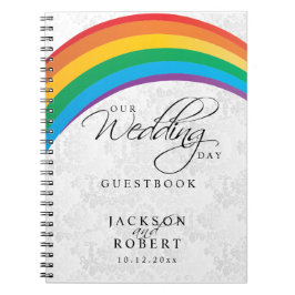 Cuaderno Gay arcoiris - Nuestro Día de la Boda - Libro de v