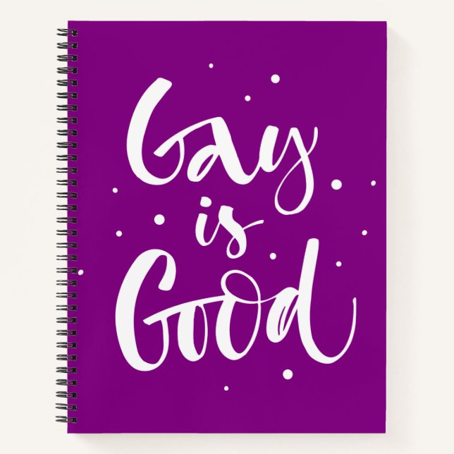 Cuaderno Gay es bueno (Anverso)