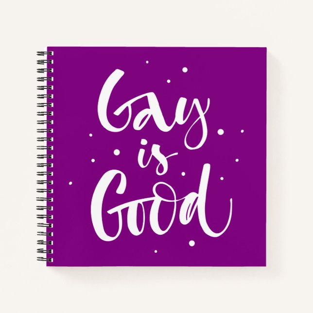 Cuaderno Gay es bueno (Anverso)