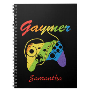 Cuaderno Gaymer   Controlador de videojuegos Rainbow   Jueg