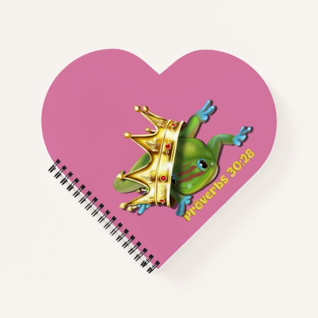 Cuaderno Gecko con corona - Proverbios (Anverso)