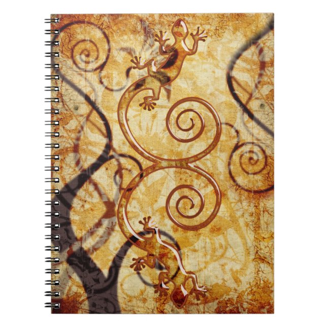 Cuaderno Gecko Spiral Twins (Frente)