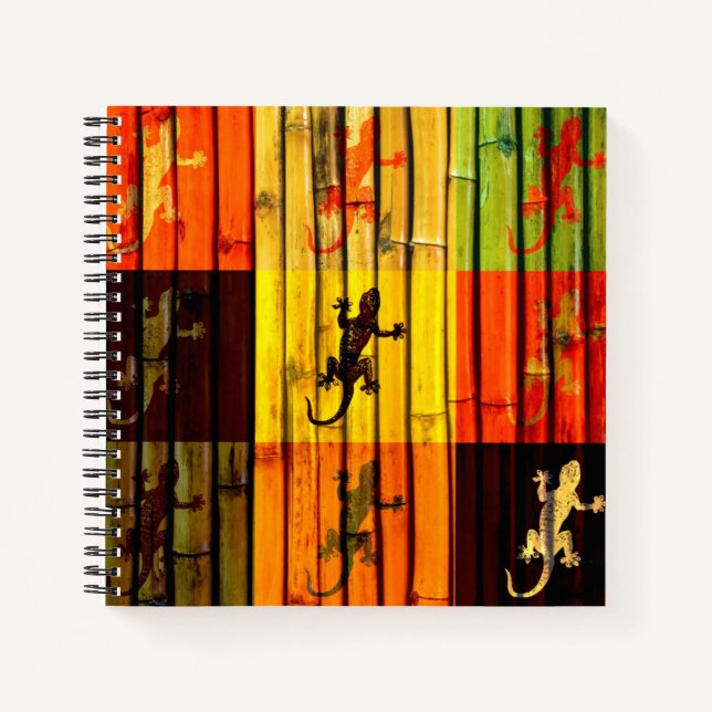 Cuaderno Geckos de arte pop (Anverso)
