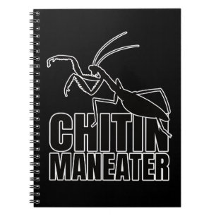 Cuaderno Geek de Entomología Maneater de Insectos Mantis de