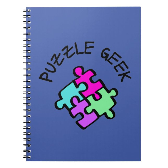 Cuaderno Geek del rompecabezas (Frente)