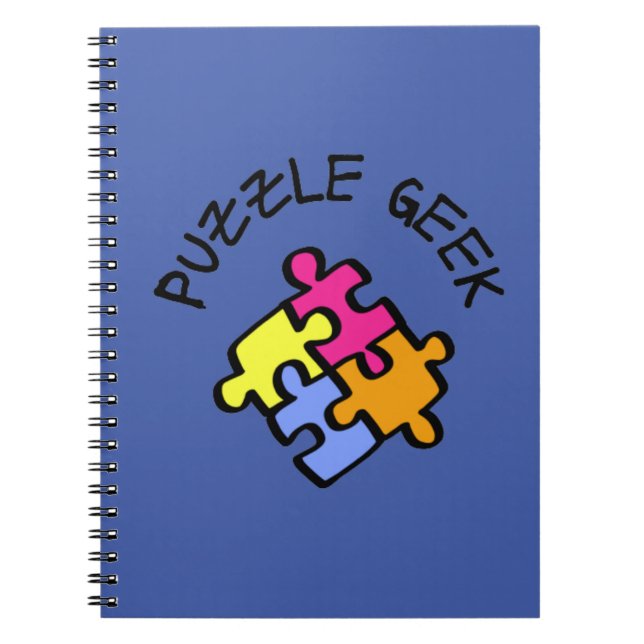 Cuaderno Geek del rompecabezas (Frente)