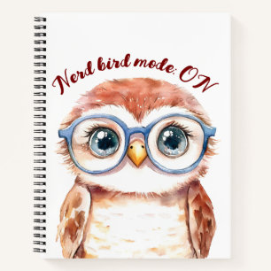 Cuaderno Geek Nerd Bird