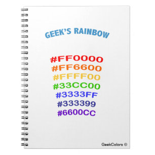 Cuaderno Geek' s Rainbow