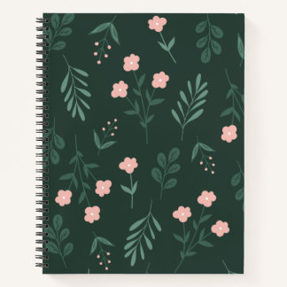 Cuaderno Geen y Pink FLoral