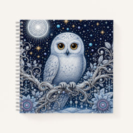 Cuaderno Geheimnisse der Winternacht – Schneeeule