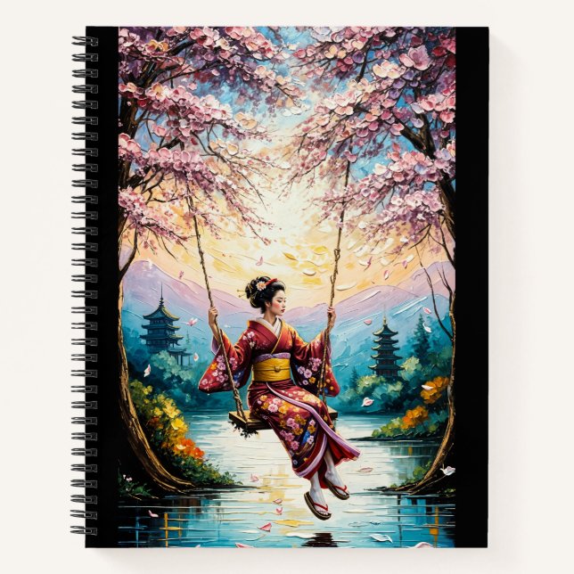 Cuaderno Geisha on a Swing