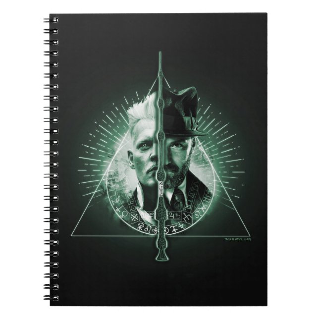 Cuaderno GELLERT GRINDELWALD™ versus Dumbledore (Frente)