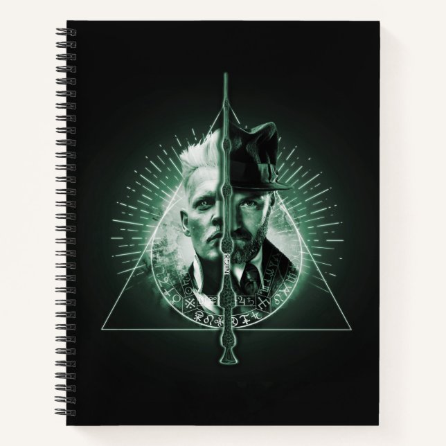 Cuaderno GELLERT GRINDELWALD™ versus Dumbledore (Anverso)