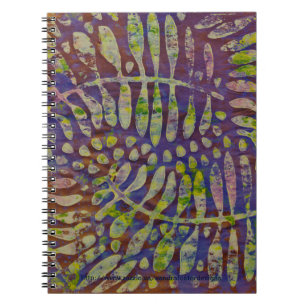 Cuaderno Gelli Print Stencil Resumen Arte