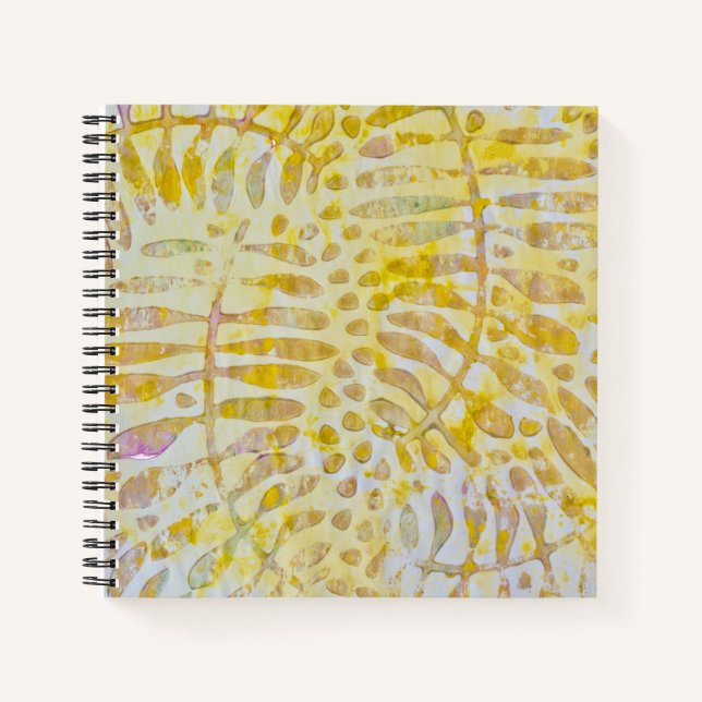Cuaderno Gelli Printed Golden Leaves (Anverso)