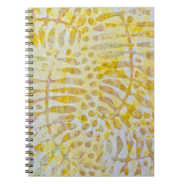 Cuaderno Gelli Printed Golden Leaves