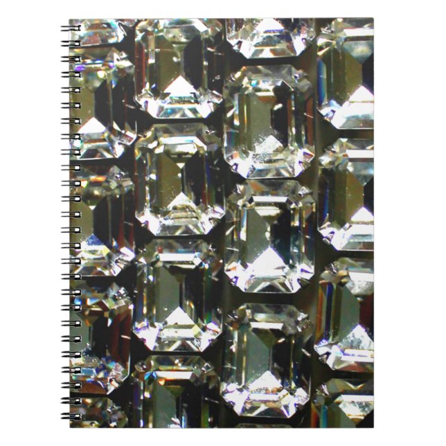 Cuaderno Gemas de diamantes elegantes (Frente)