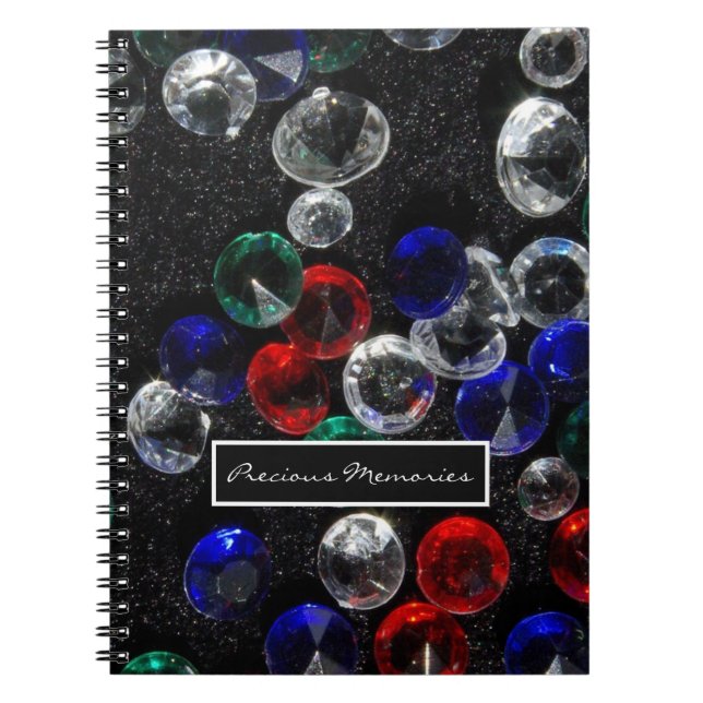 Cuaderno Gemas de Recuerdos preciosos personalizadas (Frente)