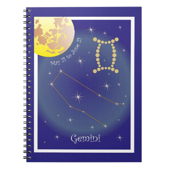 Cuaderno Gemini Mayo 21 a Junio 21 Notizheft (Frente)