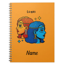 Gemini Signo Zodiacal Pop Art - Gemelos Celestiale