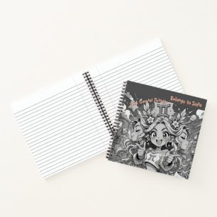 Cuaderno Gemini Zodiac Anime Creative Square Journal