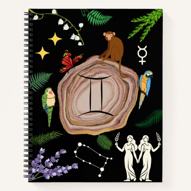 Cuaderno Gemini Zodiac Journal (Anverso)