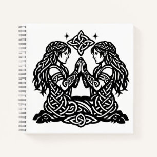 Cuaderno Géminis — Gemelos del Zodiaco de Tinta Embrujada
