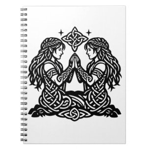 Cuaderno Géminis — Gemelos del Zodiaco de Tinta Embrujada