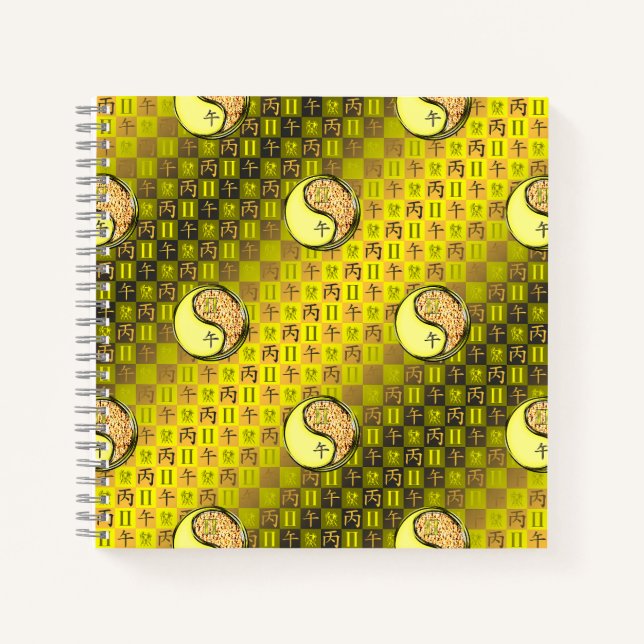 Cuaderno Géminis y Caballo de Fuego (Anverso)