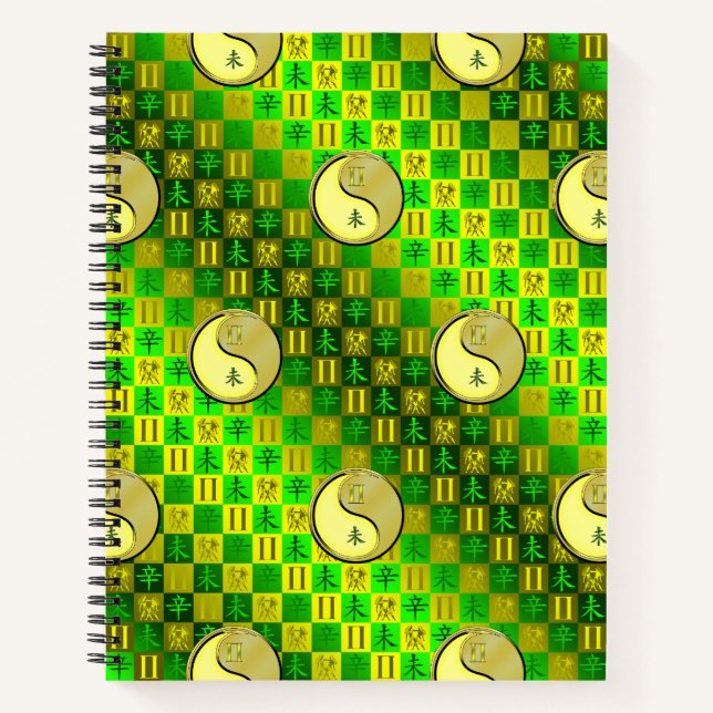 Cuaderno Géminis y Cabra de Metal (Anverso)