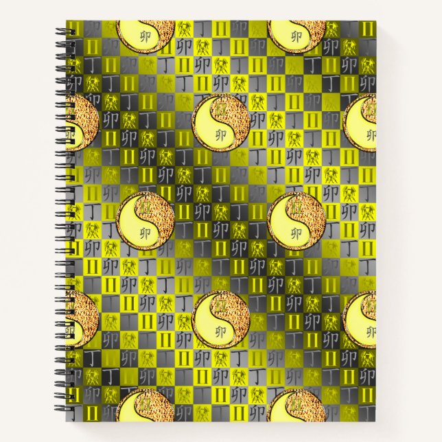 Cuaderno Géminis y Conejo de Fuego (Anverso)