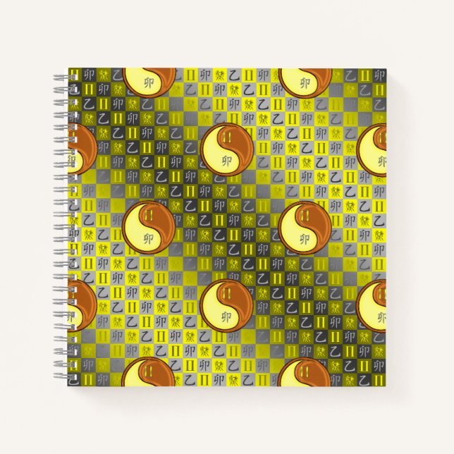 Cuaderno Géminis y Conejo de Madera (Anverso)