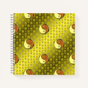 Cuaderno Géminis y Dragón de Madera