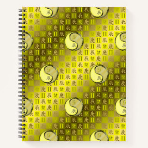 Cuaderno Géminis y Dragón de Metal
